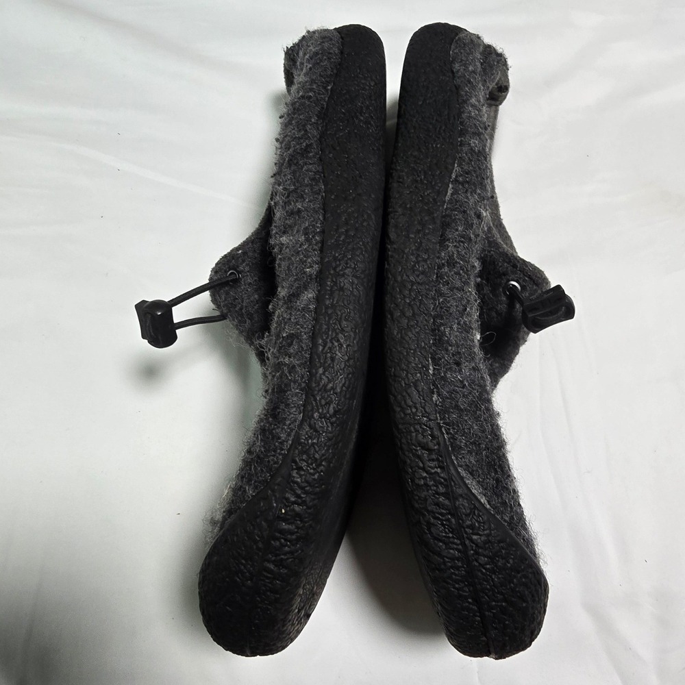 KEEN Howser II Slipper Mens 11 Grey Wool Faux Fur Lining Bungee Clog 1025550 - Picture 7 of 9